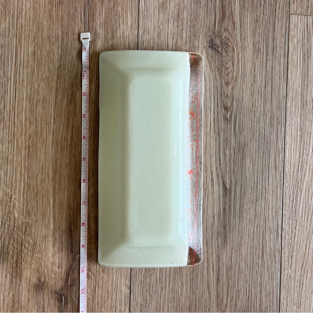 Fused Glass Rectangular Tray - Picture 4 of 5
